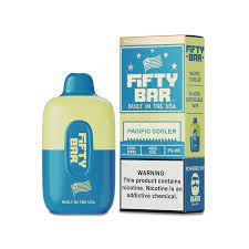[Q-2000-01] FIFTY BAR 16ML 6500 PUFFS 5PK (Pacific Cooler)