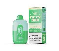 [Q-2000-05] FIFTY BAR 16ML 6500 PUFFS 5PK (Mint)