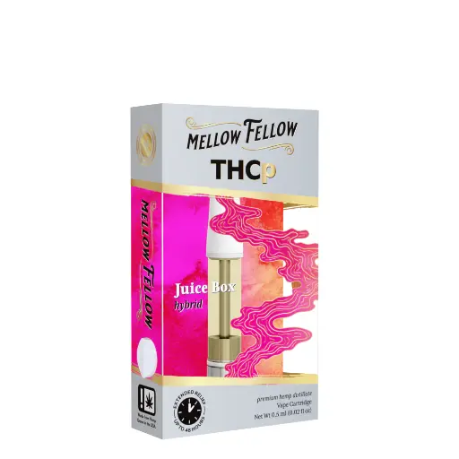 [T-1177-04] MELLOW FELLOW CARTRIDGE 0.5G THC-P 6pk Box (Juice Box Indica)