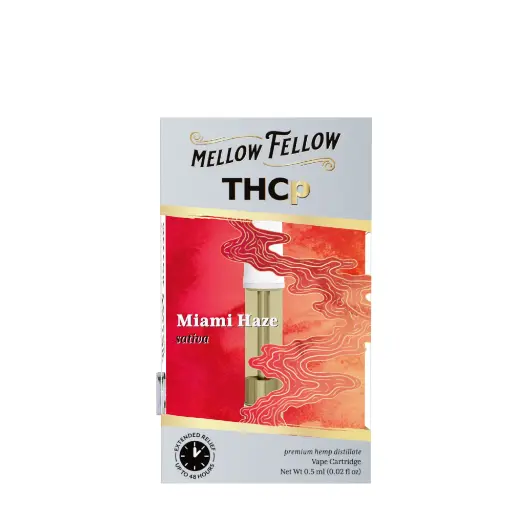 [T-1177-05] MELLOW FELLOW CARTRIDGE 0.5G THC-P 6pk Box (Miami Heat Sativa)