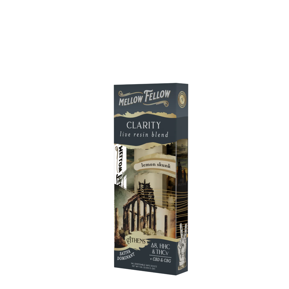 MELLOW FELLOW LIVE RESIN BLEND 1ML DISPOSABLE 6 pk Box