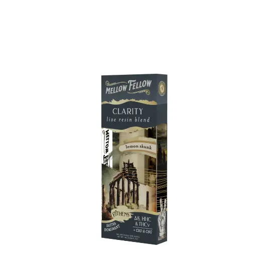[T-1186-03] MELLOW FELLOW LIVE RESIN BLEND 1ML DISPOSABLE 6 pk Box (Lemon Skunk)