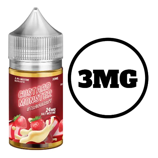 [Q-1670-02] CUSTARD MONSTER 100 (3mg, Strawberry)