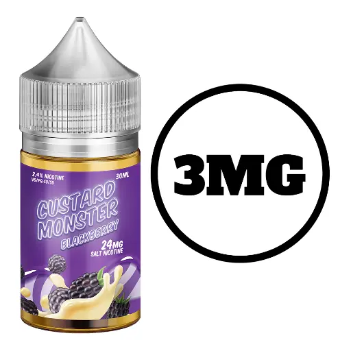 [Q-1670-10] CUSTARD MONSTER 100 (3mg, Blackberry)