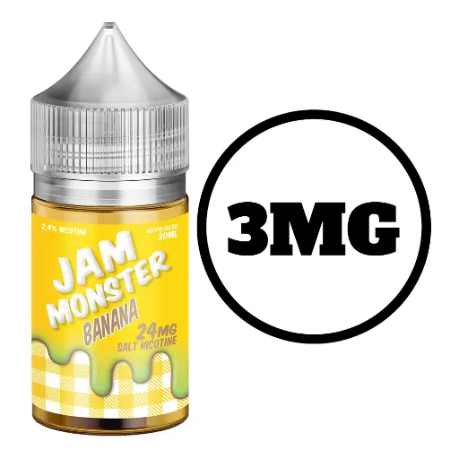 [Q-2649-03] JAM MONSTER 100ML (3mg, Banana)