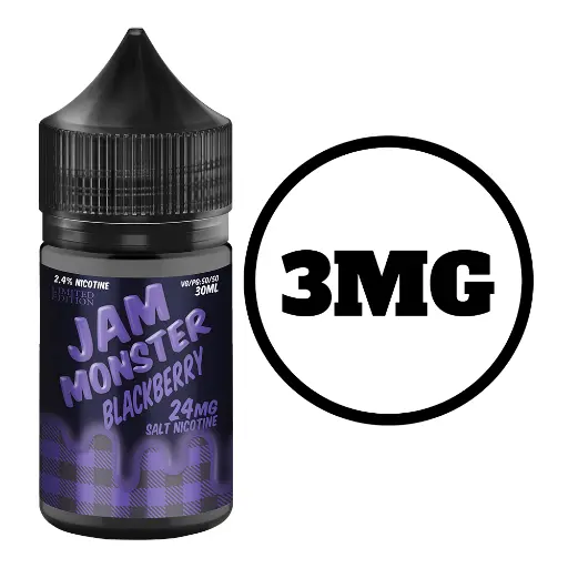 [Q-2649-05] JAM MONSTER 100ML (3mg, Blackberry)