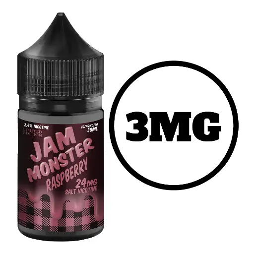 [Q-2649-09] JAM MONSTER 100ML (3mg, Raspberry)