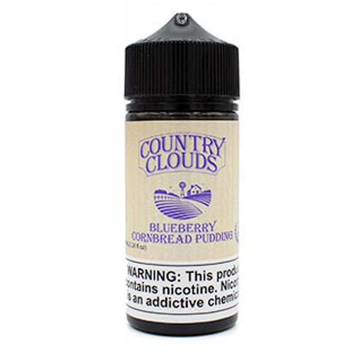 [Q-1664-09] COUNTRY CLOUDS 100ML (6mg, Blueberry Cornbread Pudding)