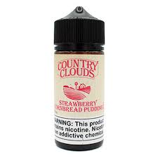 [Q-1664-11] COUNTRY CLOUDS 100ML (6mg, Strawberry Cornbread Pudding)