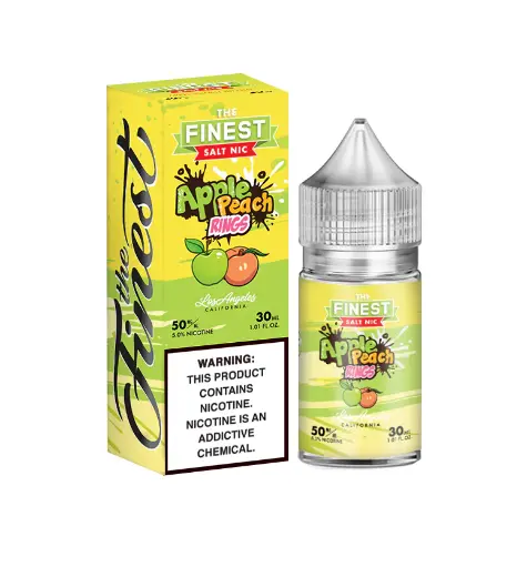 [Q-3675-05] THE FINEST SALTNIC 30ML (30mg, Apple Peach Sour Rings)