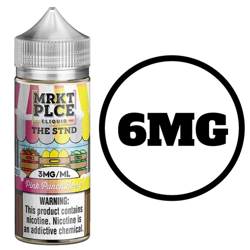 [Q-3685-02] THE STND 100ML ELIQUID (6mg, Iced Pink Punchberry)
