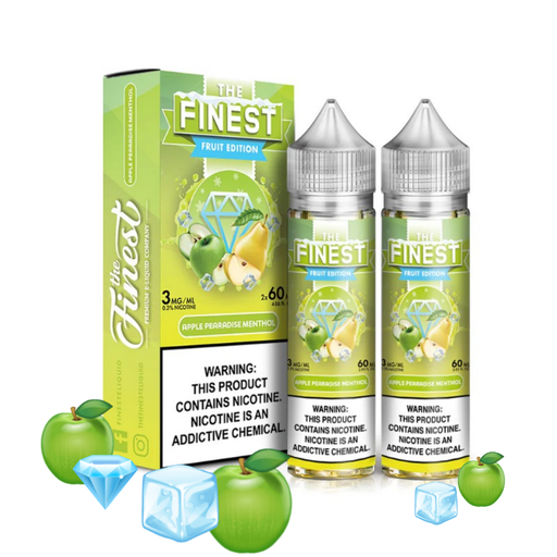 [Q-3674-49] THE FINEST 2X60ML (0mg, Apple Pearadise Menthol)