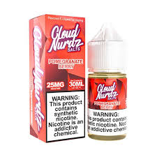 [Q-1627-01] CLOUD NURDZ SALTS 30ML (25MG, Pomegranate Berry)