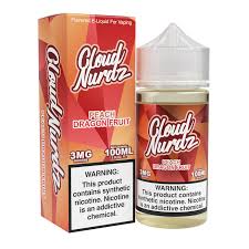 [Q-1625-01] CLOUD NURDZ 100ML (3mg, Peach Dragonfruit)