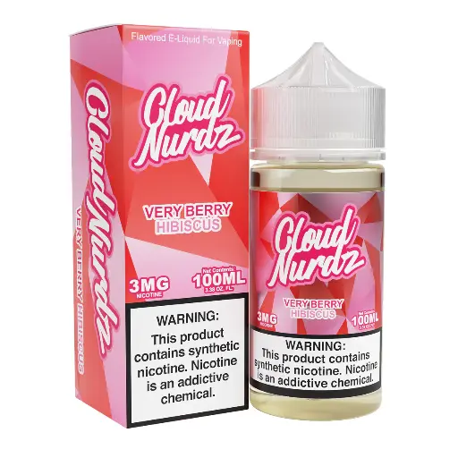[Q-1625-06] CLOUD NURDZ 100ML (3mg, Very Berry Hibiscus)