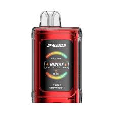 [Q-3601-13] SPACEMAN PRISM 20K DISPOSABLE VAPE 18ML (Triple Strawberry)