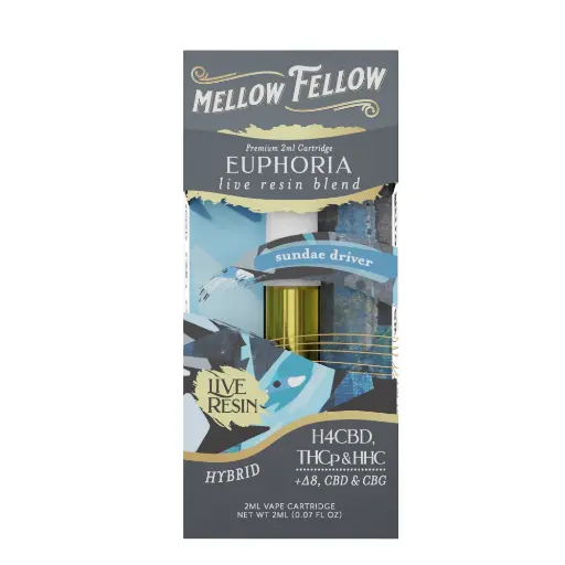 [T-1183-08] MELLOW FELLOW LIVE RESIN 2ML CARTRIDGE 6pk Box (Sundee Driver)