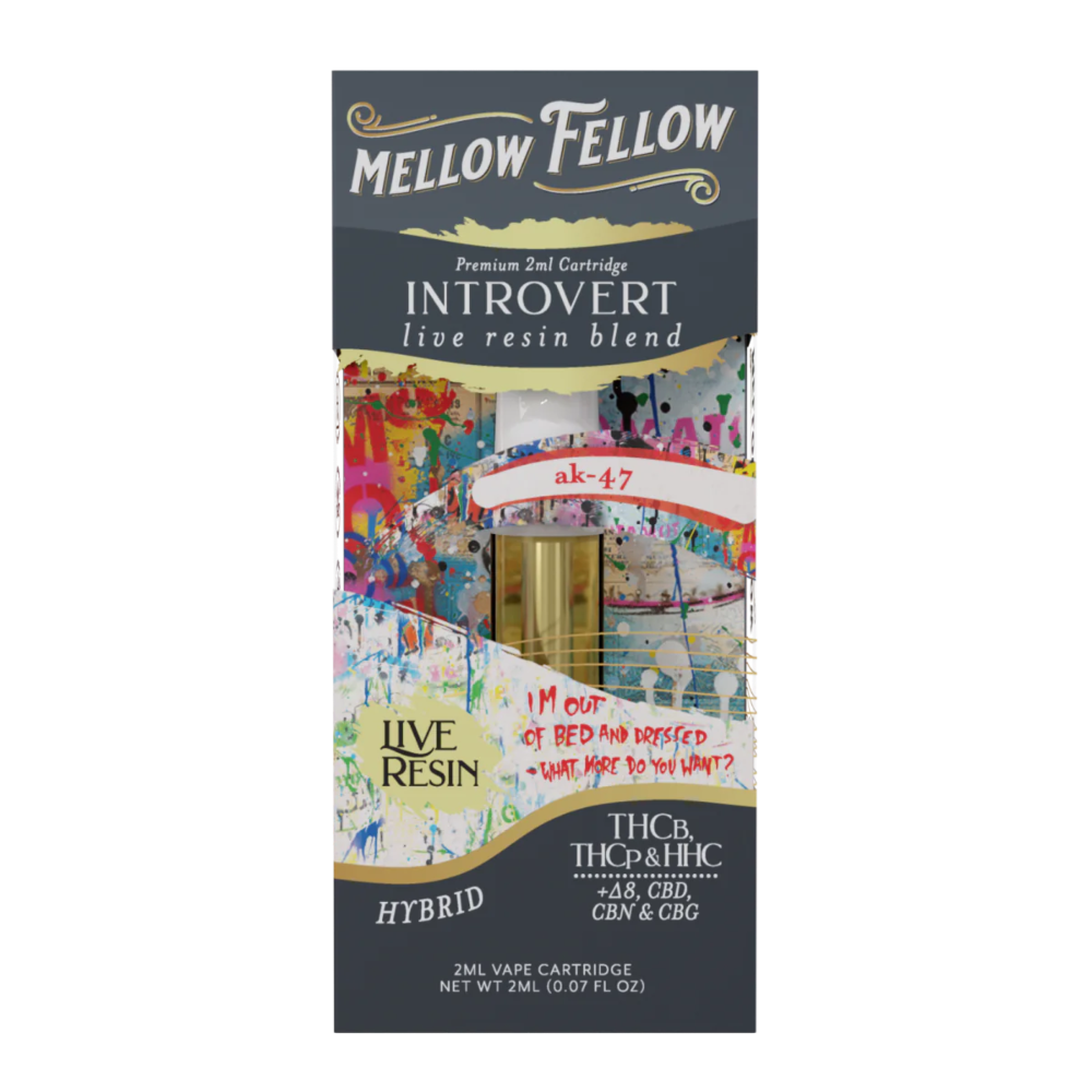 MELLOW FELLOW LIVE RESIN 2ML CARTRIDGE 6pk Box