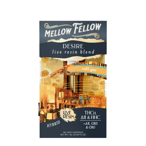 [T-1182-02] MELLOW FELLOW LIVE RESIN 1ML CART 6PK A BOX (Cali Gas)