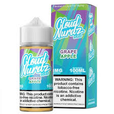 [Q-1626-06] CLOUD NURDZ ICED 100ML (6mg, Grape Apple)
