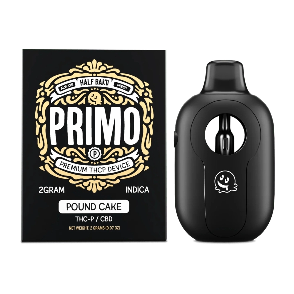 HALF BAK'D PRIMO THC-P 2GRAM DISPOSABLE 5pk Box