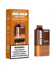 [Q-1822-09] ELFWORLD RELOAD REPLACEABLE POD 6000PUFF 12ML (Strawberry Watermelon)