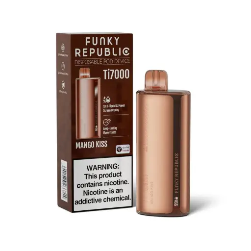 [Q-2033-20] FUNKY REPUBLIC TI7000 - 12.8ML 5PK (Mango Kiss)