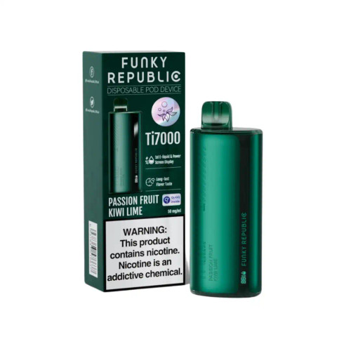 [Q-2033-06] FUNKY REPUBLIC TI7000 - 12.8ML 5PK (Passion Fruit Kiwi Lime)