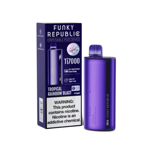 [Q-2033-16] FUNKY REPUBLIC TI7000 - 12.8ML 5PK (Tropical Rainbow Blast)