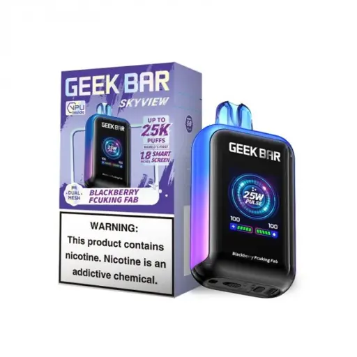 [Q-2077-01] GEEK BAR SKY VIEW 25000 16ML 5PK (Blackberry Fucking Fab)