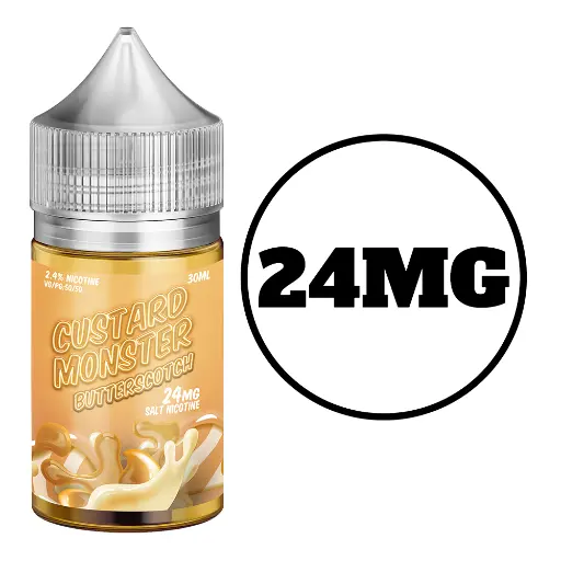 [Q-1671-07] CUSTARD MONSTER SALT 30ML (24MG, Butter Scotch)