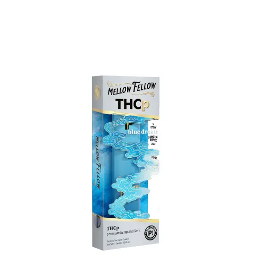 [T-1180-01] MELLOW FELLOW DISPOSABLE 0.5G THCP 6pk Box (Blue Dream (Sativa))