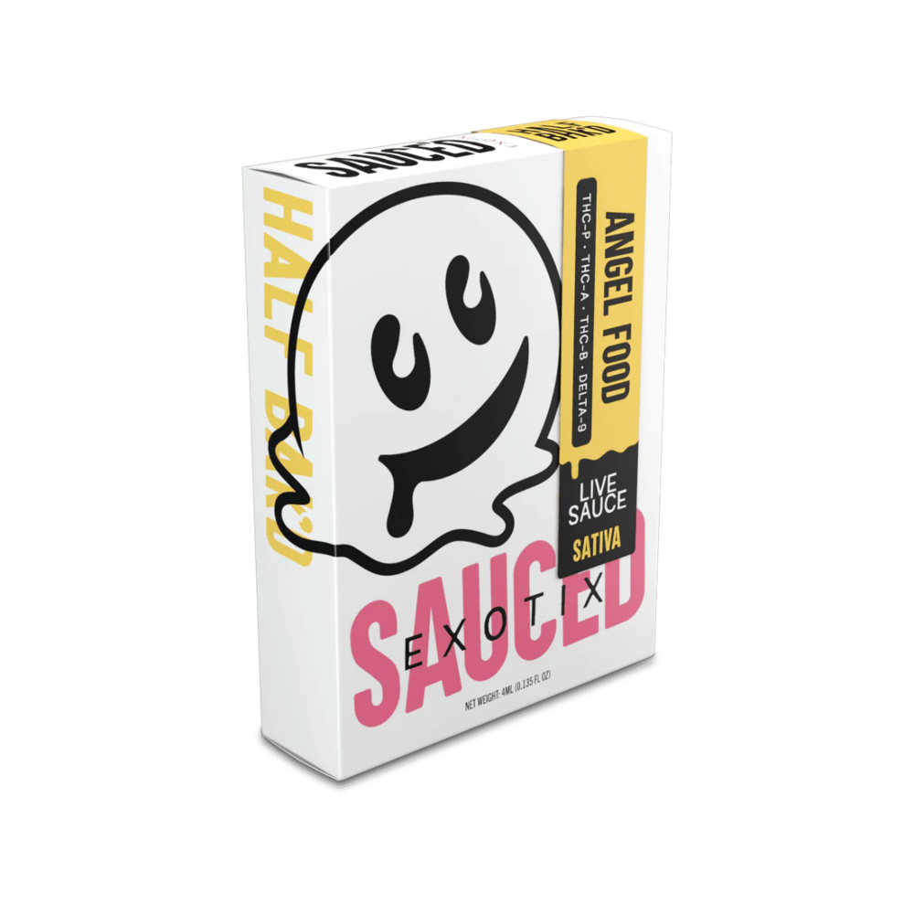 HALF BAK'D LIVE RESIN SAUCE'D EXOTIX THC-P 4G DISPOSABLES 5pk Box