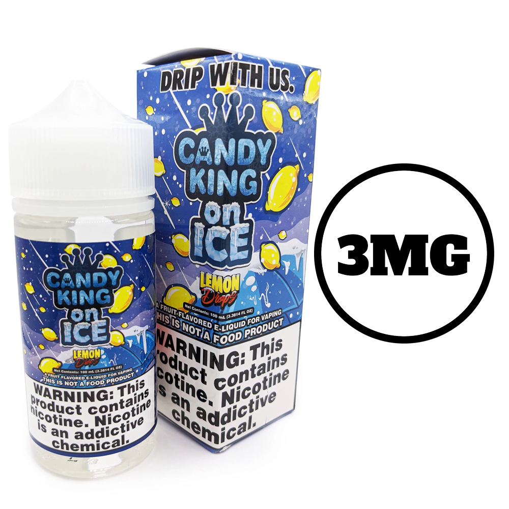 [Q-1545-33] CANDY KING 100ML (3mg, Lemon Drops Ice)