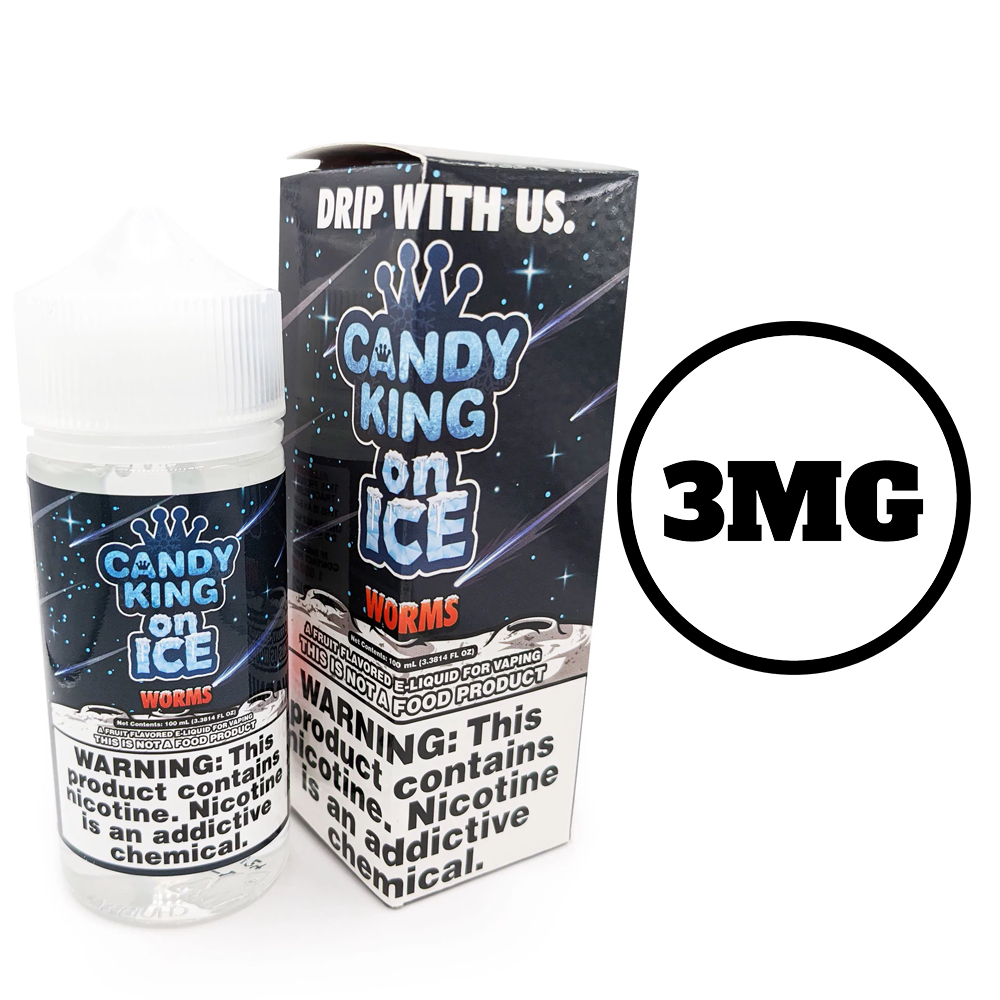 [Q-1545-43] CANDY KING 100ML (3mg, Worms Ice)