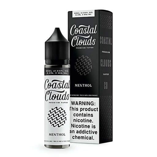 [Q-1630-76] COASTAL CLOUDS 60ML (3mg, Menthol)