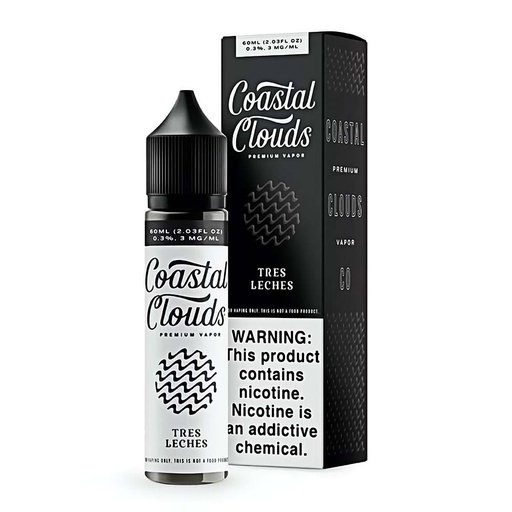 [Q-1630-72] COASTAL CLOUDS 60ML (0mg, Tres Leches)