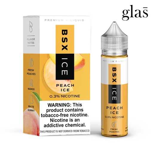 [Q-2198-55] GLAS BSX 60ML (0mg, Peach Ice)