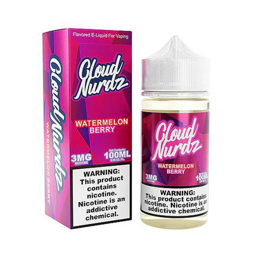 [Q-1625-20] CLOUD NURDZ 100ML (6mg, Watermelon Berry)