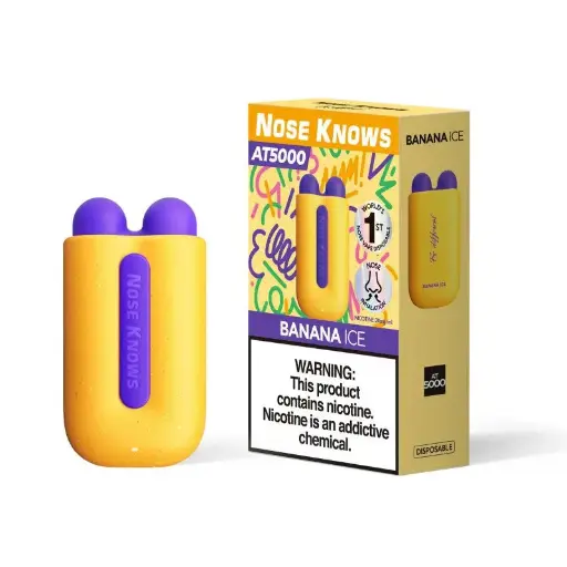 [Q-3839-03] VOZOL NOSE KNOWS DISPOSABLE 10ML 5PK  (Banana Ice)