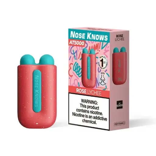 [Q-3839-08] VOZOL NOSE KNOWS DISPOSABLE 10ML 5PK  (Rose Lychee)