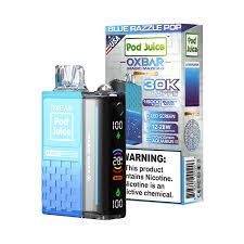 [Q-3098-07] POD JUICE X OXBAR MAGIC 30K PUFFS 13ML 5PK (Blue Razzle Pop)