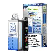 [Q-3098-08] POD JUICE X OXBAR MAGIC 30K PUFFS 13ML 5PK (Blue Slushy Ice)