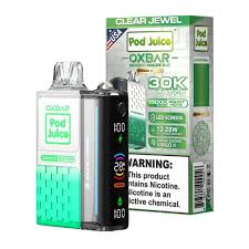 [Q-3098-10] POD JUICE X OXBAR MAGIC 30K PUFFS 13ML 5PK (Clear JeweL)