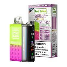 [Q-3098-19] POD JUICE X OXBAR MAGIC 30K PUFFS 13ML 5PK (Watermelon Skittz)