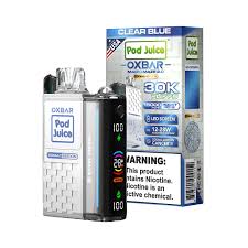 [Q-3098-21] POD JUICE X OXBAR MAGIC 30K PUFFS 13ML 5PK (Clear Blue)