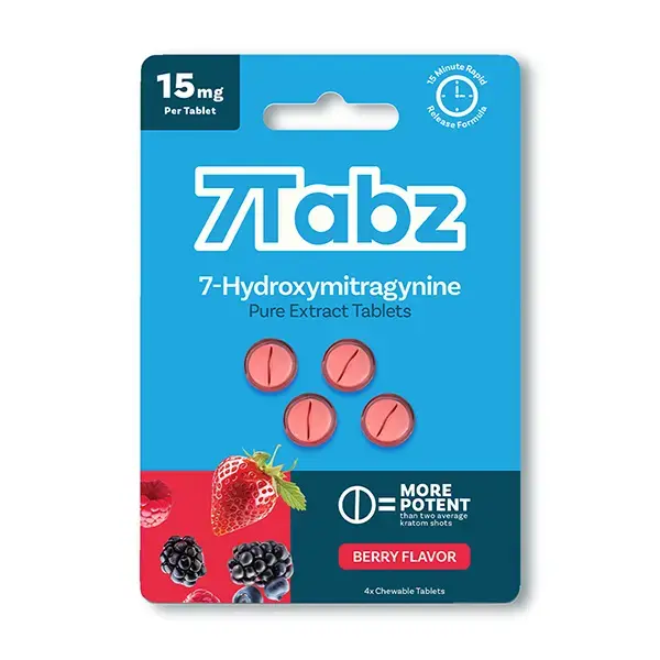 [Q-1199-02] 7TABZ PURE EXTRACT TABLETS | 15MG PER TAB 4CT (Berry)