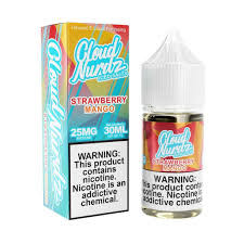 [Q-1628-22] CLOUD NURDZ SALTS ICED 30ML (25MG, Strawberry Mango)