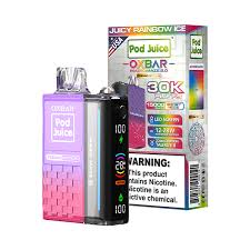 [Q-3098-27] POD JUICE X OXBAR MAGIC 30K PUFFS 13ML 5PK (Juicy Rainbow Ice)