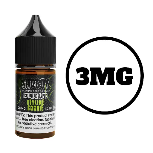 [Q-3288-02] SADBOY COOKIE LINE 100ML (3MG, Keylime Cookie)